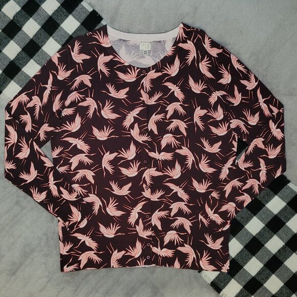 XXL | A New Day | Crane Flight Long Sleeve Button Down Shirt - Picture 1 of 5